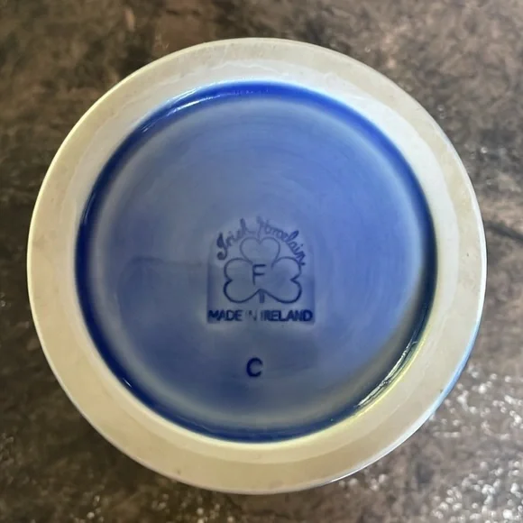 WADE | Irish Porcelain Tall Fly Fishing Scene Beer Stein Mug | Made in Ireland - Picture 7 of 7